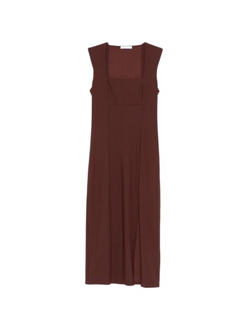 Abito donna midi con scollo squadrato PATRIZIA PEPE | 2A3010JZ26B887